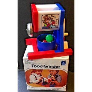 Food Grinder Play Food Appliance Turn The Crank Plastic Balls Ring Bell Toy